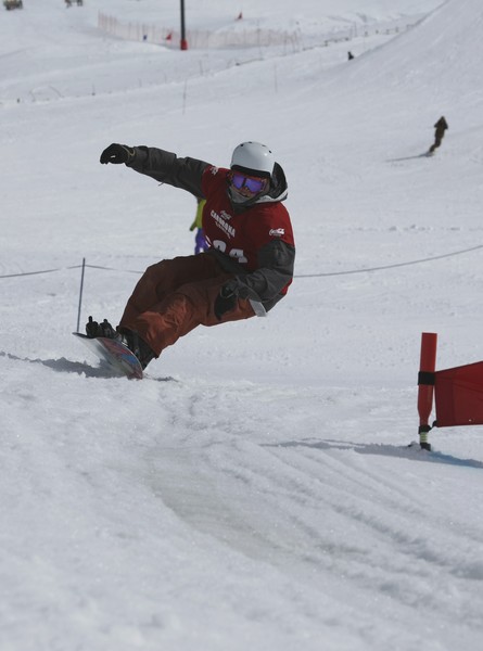 Benji Sutherland, Winner and National Champion in the Male U19 Smith Snowboard GS